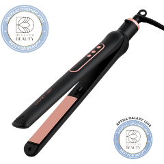 Изображение товара Щипцы для волос Galaxy LINE GL 4523 черный регулятор температуры 200°C керамика