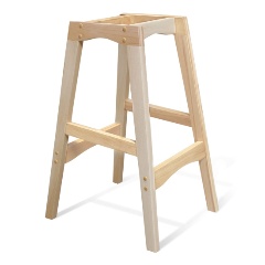 Изображение товара Каркас полубарного стула SHEFFILTON SHT-S65-1 прозрачный лак