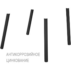 Изображение товара Каркас стула SHEFFILTON SHT-S424 черный муар цинк металлический долговечный