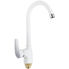 Изображение товара Смеситель для кухни Shevanik S5053F, белый