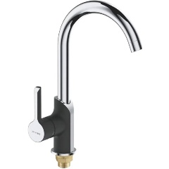 Изображение товара Смеситель для кухни Shevanik S6053H, черный