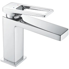 Изображение товара Смеситель для раковины Shevanik S6801 хром современный стиль