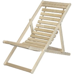 Изображение товара Шезлонг Мебелик 45 светлое дерево