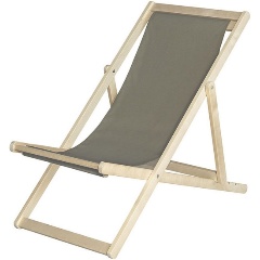 Изображение товара Шезлонг Мебелик Светло-серый