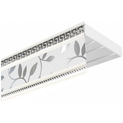 Изображение товара Карниз шинный Эконом+ Эскар 3-х рядный Антик серебро 2,8 м