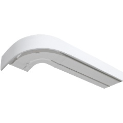 Изображение товара Карниз шинный Эскар Классика в сборе, 2-х рядная, 220 см, белый