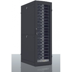 Изображение товара Шкаф серверный ЦМО ШТК-СП-48.6.12-44АА-9005 черный напольный для ЦОД
