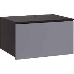 Изображение товара Шкаф WOODVILLE Роут малый венге / графит софт