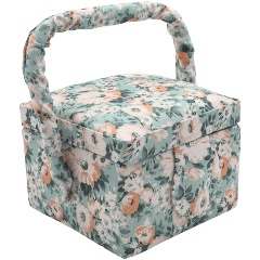 Изображение товара Декоративная шкатулка для рукоделия АЙРИС Ромашки 12x12x9.5 см