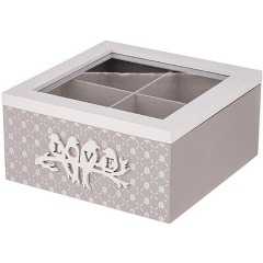 Изображение товара Шкатулка для чая LEFARD "love" 18х18,5х9 см
