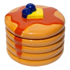 Изображение товара Шкатулка для украшений Doiy Good Morning Pancakes керамика 12,5x13x9 см