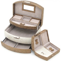 Изображение товара Шкатулка для украшений Jardin D'Ete P6868D, цвет бежево-золотой