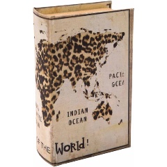 Изображение товара Шкатулка-книга GAMMA BBK-01, 17 х 11 х 5 см, №129 Карта мира