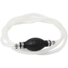 Изображение товара Шланг для перекачки жидкостей ROCK FORCE бензомаслостойкий с насосом "груша", 2 м