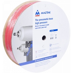 Изображение товара Шланг пневматический МАСТАК 684-10100 высокого давления 10х15мм, бухта 100 м, поливинилхлоридный, гибкий
