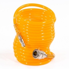 Изображение товара Шланг спиральный воздушный MATRIX 57002, 5 м с быстросъемными соединениями