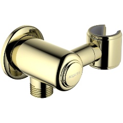 Изображение товара Шланговое подключение AQUATEK AQ2462PG КЛАССИК с держателем, полир. золото