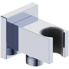 Изображение товара Шланговое подключение Wonzon & Woghand с держателем, Брашированный никель (WW-HZ2319-BN)