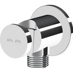 Изображение товара Шланговое подключение AM.PM F0602100 хром с держателем для ванной и душа