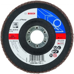 Изображение товара Шлифкруг лепестковый BOSCH X551 Expert for Metal 125 мм K40 угл.