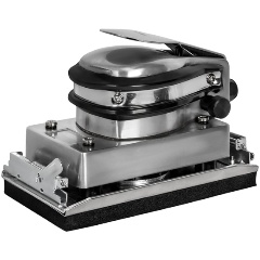 Изображение товара Шлифмашина пневматическая QUATTRO ELEMENTI вибрационная, 170 х 90 мм, разъем EURO (771-008)