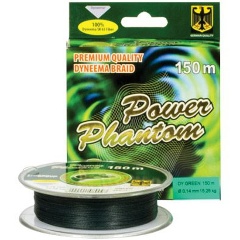 Изображение товара Шнур Power Phantom 4x, 150м, зеленый, 0,40мм, 46,1кг