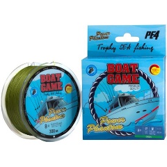 Изображение товара Шнур Power Phantom Boat, 300m, зеленый #6 0,41мм, 40.3кг