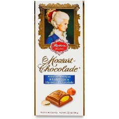 Изображение товара Шоколад Reber молочный с ореховым пралине и фисташковым марципаном 100 г