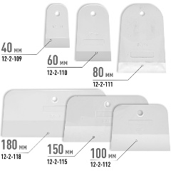 Изображение товара Шпатель РемоКолор резиновый, белый, 100мм, 12-2-112