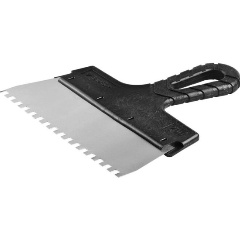 Изображение товара Шпатель ЗУБР "Мастер" ФАСАДНЫЙ, нержавеющее полотно, 200мм, зуб 6х6мм 10078-20-06