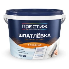 Изображение товара Шпатлевка фасадная Престиж, акриловая, 3 кг
