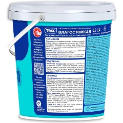 Изображение товара Шпатлевка влагостойкая Текс, 1,5 кг