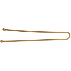 Изображение товара Шпильки DEWAL золотистые 45 мм, жесткие, 60 шт для причесок и укладок