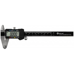 Изображение товара Штангенциркуль КОБАЛЬТ цифровой, ШЦЦ, открытого типа, 150 мм, точность 0,01 мм, глубиномер, направляющая из нерж. стали, кейс (919-876)