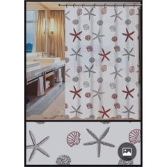 Изображение товара Штора для ванной FASHUN A8810, белый