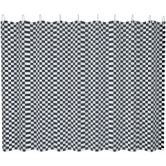 Изображение товара Штора для ванной FASHUN A8823 черный белый распашная 180x180 см полиэстер