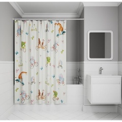 Изображение товара Штора для ванной IDDIS 200x180 см полиэстер водоотталкивающая с принтом