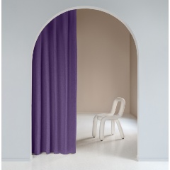 Изображение товара Штора Волшебная Ночь Ирис 165/270 из рогожки натуральной фактуры