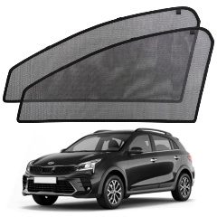 Изображение товара Шторки солнцезащитные Voron Glass магнитные на передние боковые стекла а/м Kia Rio X-Line 2017-2022 2шт