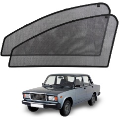Изображение товара Магнитные солнцезащитные шторки Voron Glass для передних боковых стекол Lada 2101 2103 2105 2106 21