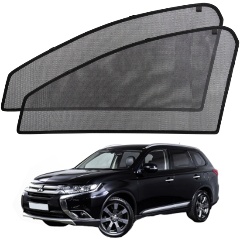 Изображение товара Шторки солнцезащитные Voron Glass магнитные на передние боковые стекла а/м Mitsubishi Outlander III 14-21 2шт