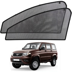 Изображение товара Шторки солнцезащитные Voron Glass магнитные на передние боковые стекла а/м UAZ Patriot 2005-н.в. 2шт