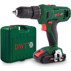 Изображение товара Аккумуляторная дрель-шуруповерт DWT ABS-18 L-2 BMC для ремонта и сборки