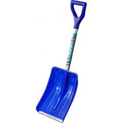 Изображение товара Лопата снеговая автомобильная СИБИН пластиковая алюминиевый черенок 280 мм АВТО-28 421850