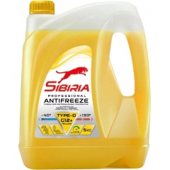 Изображение товара Антифриз SIBIRIA -40C G12+ желтый 5 кг