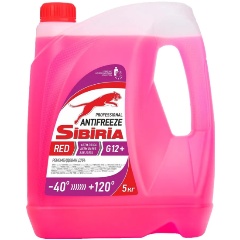 Изображение товара Антифриз SIBIRIA Antifreeze G12+ 5 кг