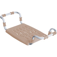 Изображение товара Пластиковое раздвижное сиденье в ванну NIKA бежевое СВ5/БЖ