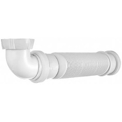 Изображение товара Сифон гофрированный для раковины Wirquin Senzo, с сухим затвором, без выпуска, 1 1/4" x 32 мм