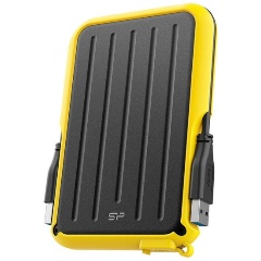 Изображение товара Внешний жесткий диск Silicon Power Armor A66, 2 ТБ, USB 3.2 Gen1 (SP020TBPHD66SS3Y) желтый