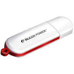 Изображение товара USB флешка Silicon Power LuxMini 320 32Gb белая USB 2.0 надежное хранение данных